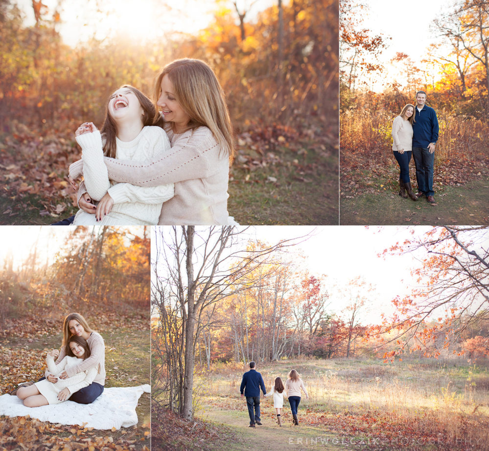 fall in new england . massachusetts family photographer | Erin Wolczik